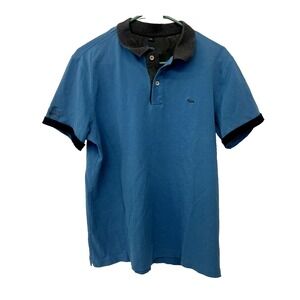 Harmont & Blaine Men's Polo Shirt 2XL Blue Short Sleeve